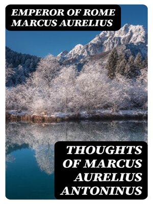 cover image of Thoughts of Marcus Aurelius Antoninus